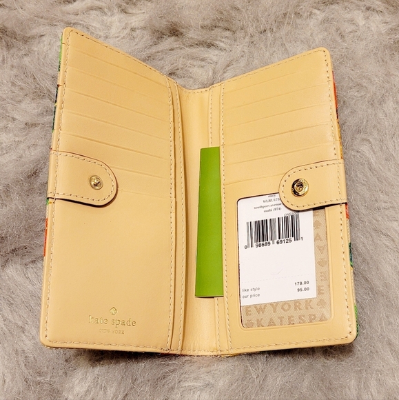 Kate Spade 2pc Southport Avenue Floral Bag & Wallet SET, Pink/Multi Color - Picture 4 of 5